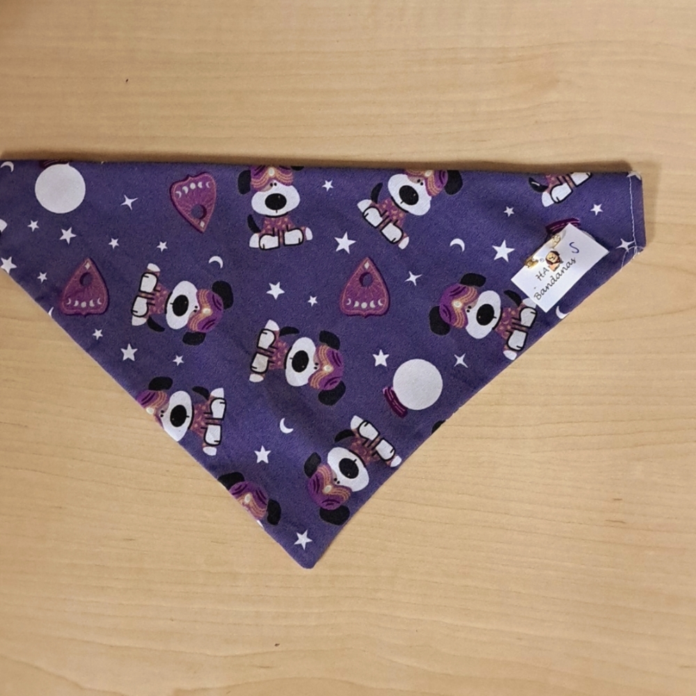 Dog bandana (collar goes through the bandana)